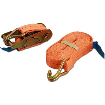 Upínací popruh Upínací pás 5m/1,5 t s háky a ráčnou