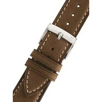 Řemínek na hodinky Kožený řemínek Morellato El Greco M 5439B71.073, hnědý