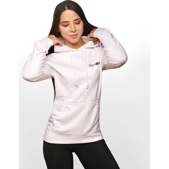Dámská mikina GymBeam Dámská mikina PRO Hoodie White L