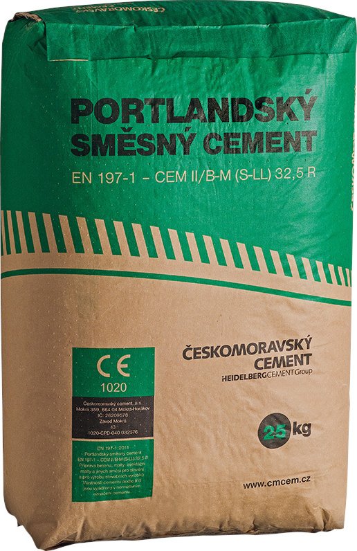 Českomoravský Cement CEM II / B-M (S-LL) 32,5 R PF 25 Kg - Zbozi.cz