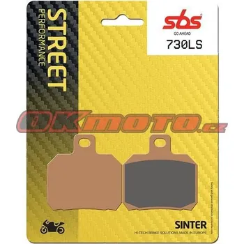 Brzdová destička Zadní brzdové destičky SBS 730LS - Bimota DB6 Delirio, 1000ccm - 07>