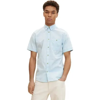 Pánská košile TOM TAILOR PÁNSKÁ KOŠILE KOSTKOVANÁ -MINT M