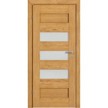 Interiérové dveře DOORSY Interiérové dřevěné dveře DOORSY TREVISO 3 kartáčovaný