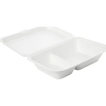 Jednorázové nádobí Meal box z bagasy 241x163x65, 50 ks 100026320