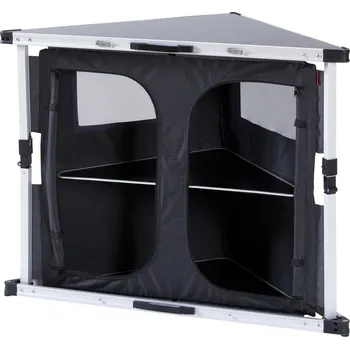 kempingová skříňka Isabella Kempingová rohová skříňka 82 x 82 x 85 cm šedá