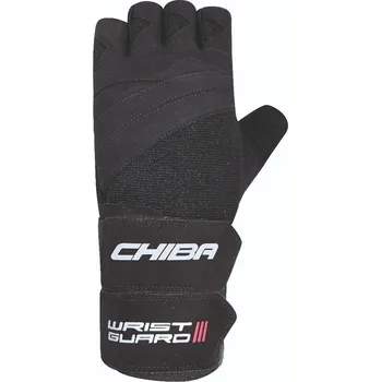 Fitness rukavice Chiba Wristguard S černá