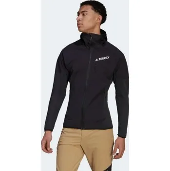 Adidas TERREX Bunda Techrock Flooce Wind Hooded - černá Adidas HF0726