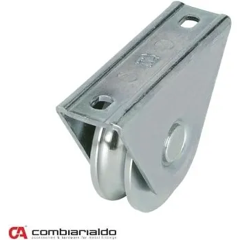 Pojezdové kolečko C410/100/20 - Kladka ø 100 mm s oporou Combi Arialdo, U20 profil, nosnost 230 kg - Kladka ø 100 mm s oporou Combi Arialdo, U20 profil, nosnost 230 kg