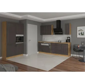 Kuchyňská linka Kuchyňská linka STILO artisan/grafit, Sestava B, 350 cm