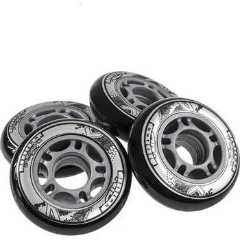 Kolečko k in-line bruslím KOLEČKA NILS EXTREME PU 70x24 ČERNÉ (4KS)