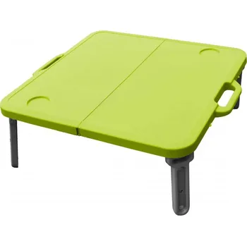 kempingový stůl MINI skládací stolek k lehátku, zelený