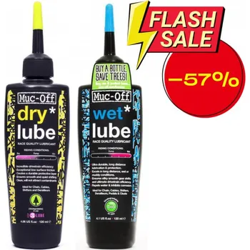 Muc-Off Wet a Dry Lube 120ml TWIN PACK