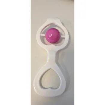 Česká výroba Chrastítko Alenka RŮŽOVÁ KULIČKA