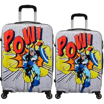 AMERICAN TOURISTER Sada kufrů Marvel Legends Captain America Pop Art 2-set S+M