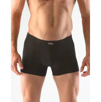 Boxerky GINA pánské boxerky s kratší nohavičkou, kratší nohavička, šité, jednobarevné 173064P-1
