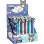 Gumovatelné pero Colorino Koala, modrá náplň