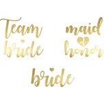 PartyDeco Dočasné tetování Nevěstin tým…