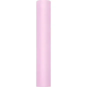 Party dekorace Tyl světle růžový 30 cm, délka 9 m