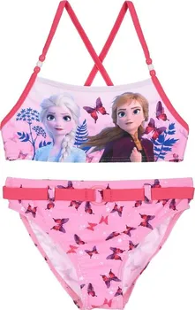 Dívčí plavky Javoli Dvojdílné plavky Disney Frozen světle růžové 104