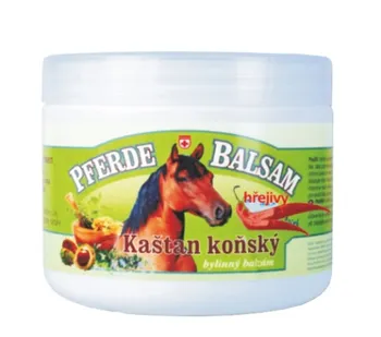 Masážní přípravek Vivaco Pferde Balsam kaštan koňský hřejivý 500 ml
