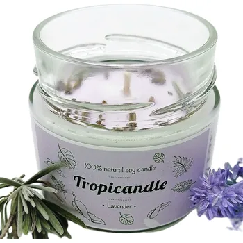 Svíčka Veganská přírodní svíčka- Lavandule