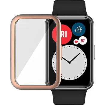 Ochranný kryt pro Huawei Watch Fit - Růžová zlatá