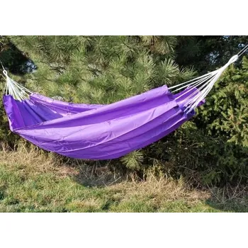 Houpací síť Houpací síť 200 x 145 cm, fialová
