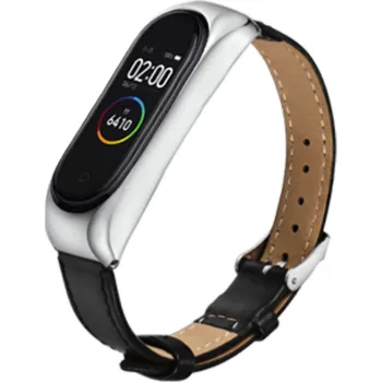 Příslušenství k fitness náramku Xiaomi Mi Band 3/4 Correa náhradní náramek černý/stříbrný