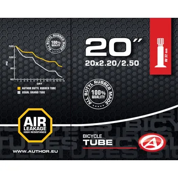Duše na kolo Author Wide AT-CMP-20" 20x2,20-2,50 AV 50/62-406 AV32 mm