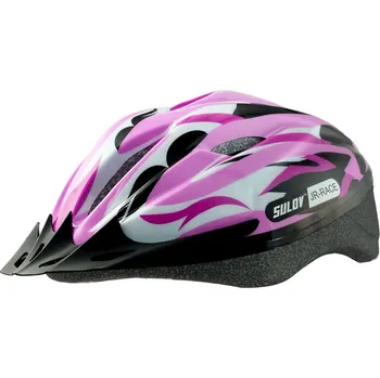 Sport Dětská cyklo helma SULOV® JR-RACE-G, růžovo-zelená S Rulyt s.r.o, 5.května 435, 440 01 Dobroměřice, e-mail: info@rulyt.cz