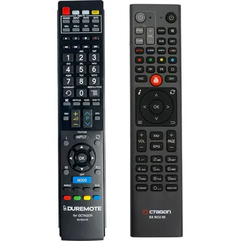 Dálkový ovladač OCTAGON SX RCU 05, SX988, SX05, SX88-888 + ovládání TV (mini TV) - dálkový ovladač duplikát