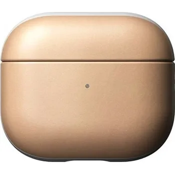 Pouzdro na mobilní telefon Nomad Leather kožený obal pro AirPods 3 - běžový