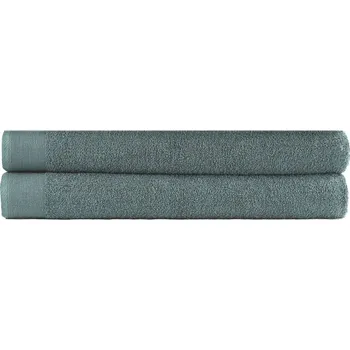 Markýza vidaXL Sada saunových osušek 2 ks bavlna 450 g/m² 80 x 200 cm zelená