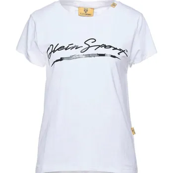 Dámské tričko PLEIN SPORT Sign White tričko XS Bílá