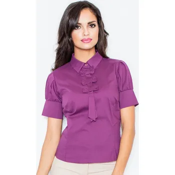 Dámská halenka Dámská halenka M008 - Figl šedá XL