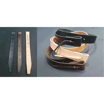 Jezdecké sedlo Dotahovací a závěsný řemen kožený k westernovému sedlu Varianta: závěsný (krátký), Barva: světle hnědá