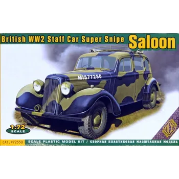 Plastikový model ACE 1/72 Super Snipe Saloon British Staff Car WWII
