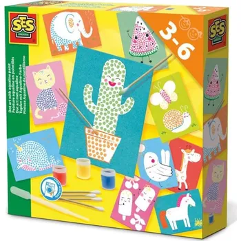 kreativní sada SES creative Vybarvi si obrázky aqualine barvami