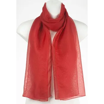 Šála Šifonová šála červená (301216)
