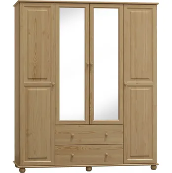 Šatní skříň Max-i Šatní skříň ze dřeva TVEIT NORE Zvolte barvu:: barva bílá, Šířka: 160 cm