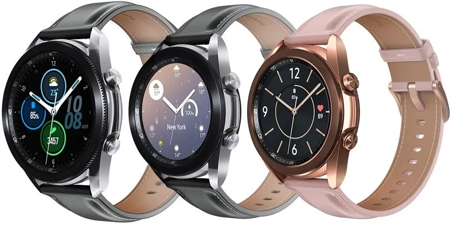 Samsung Galaxy Watch 3 barevné varianty
