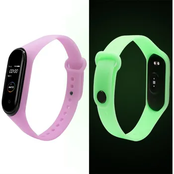 Sportovní měřič Xiaomi Lumini náhradní náramek pro Mi Band 3/4 Barva: Fialová MBSCZ-SVT006
