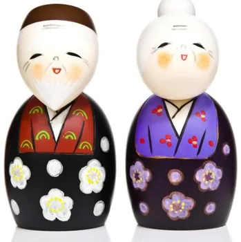Japonské panenky Kokeshi Tomoshiraga 13 cm