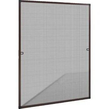 Síť proti hmyzu vidaXL Okenní síť proti hmyzu 100 x 120 cm hnědá