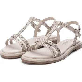 Dámské sandále CARMELA dámské kožené sandále 67259 šedé Velikost: 36