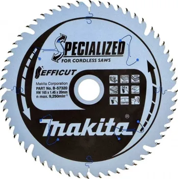 Makita Efficut B-62979, 165 x 20 x 1,45 mm 56 zubů