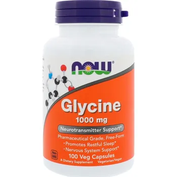 Now Foods Glycin 1000 mg 100 cps.