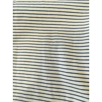 Lana Natural Wear Legíny proužky Max 100% biobavlna, červené, modré Barva: modrá, Velikost: 74/80