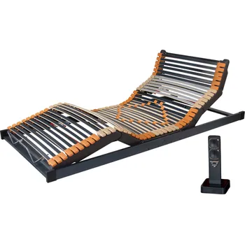 Postelový rošt Ahorn Trioflex Motor Quattro Memory lamelový rošt s bezšňůrovým ovládáním Rozměr: 210 x 100 cm