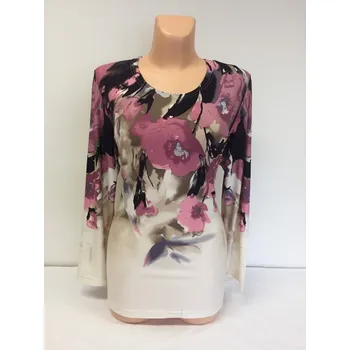 Dámská tunika Halenka SERUZA, Barva Růžová, Velikost XL46, Materiál 96% Viskoza 4% Lycra